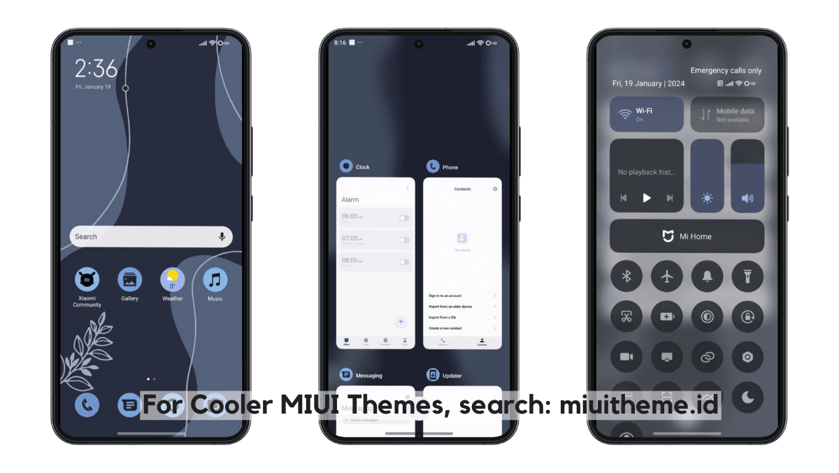 Pix Blue MIUI Theme