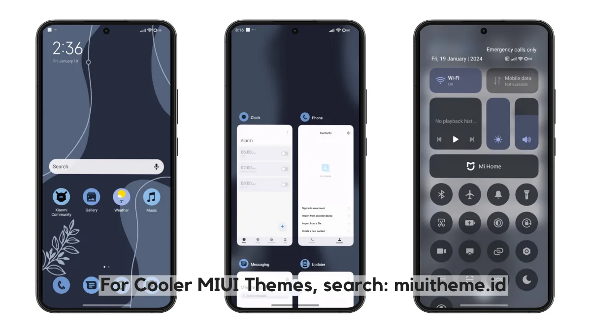 Pix Blue MIUI Theme
