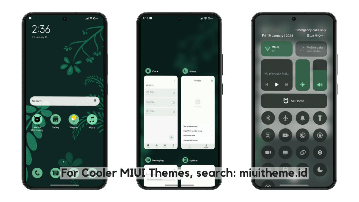 Pix Green MIUI Theme