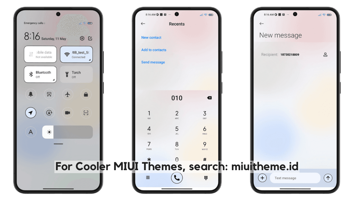 Plain White MIUI Theme