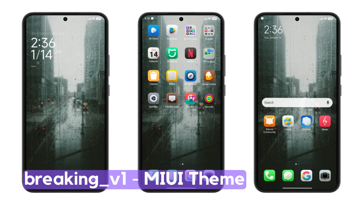 breaking_v1 MIUI Theme with Beautiful Icons