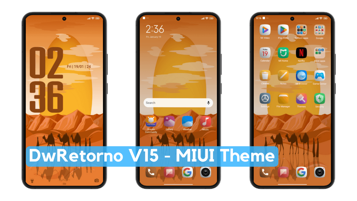 DwRetornoV15 MIUI Theme with Enhanced Dynamic Experience
