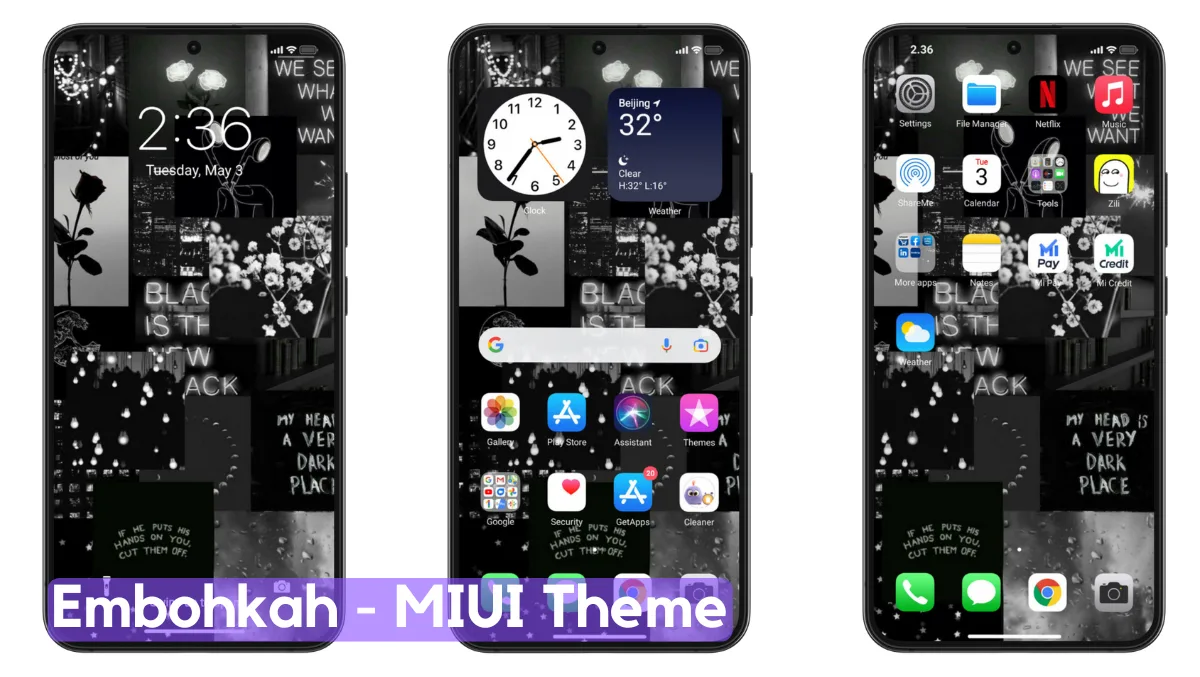 Embohkah MIUI Theme with Dynamic iOS Experience Embohkah MIUI Theme with Dynamic iOS Experience