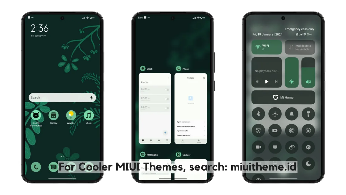 Pix Green MIUI Theme