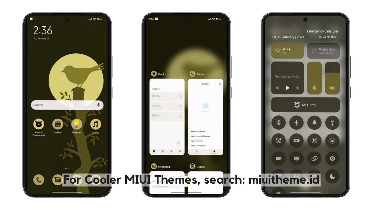 Pix Yellow MIUI Theme