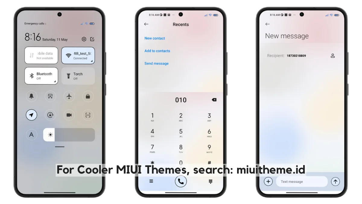 Plain White MIUI Theme