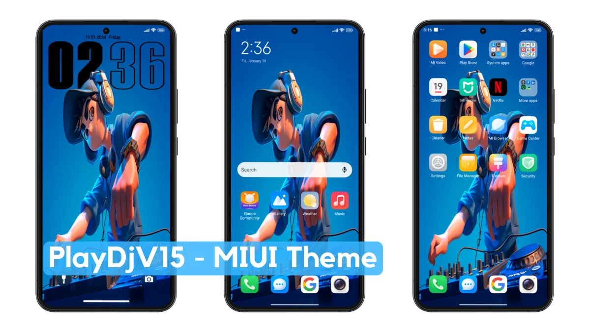 PlayDjV15 MIUI Theme with HyperOS Experience PlayDjV15 MIUI Theme with HyperOS Experience