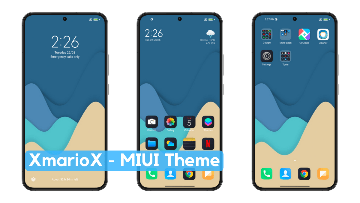XmarioX MIUI Theme with Dynamic UI