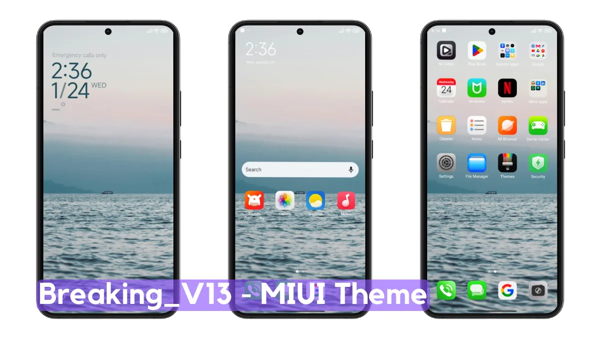 Breaking_V13 MIUI Theme with Dynamic Experience