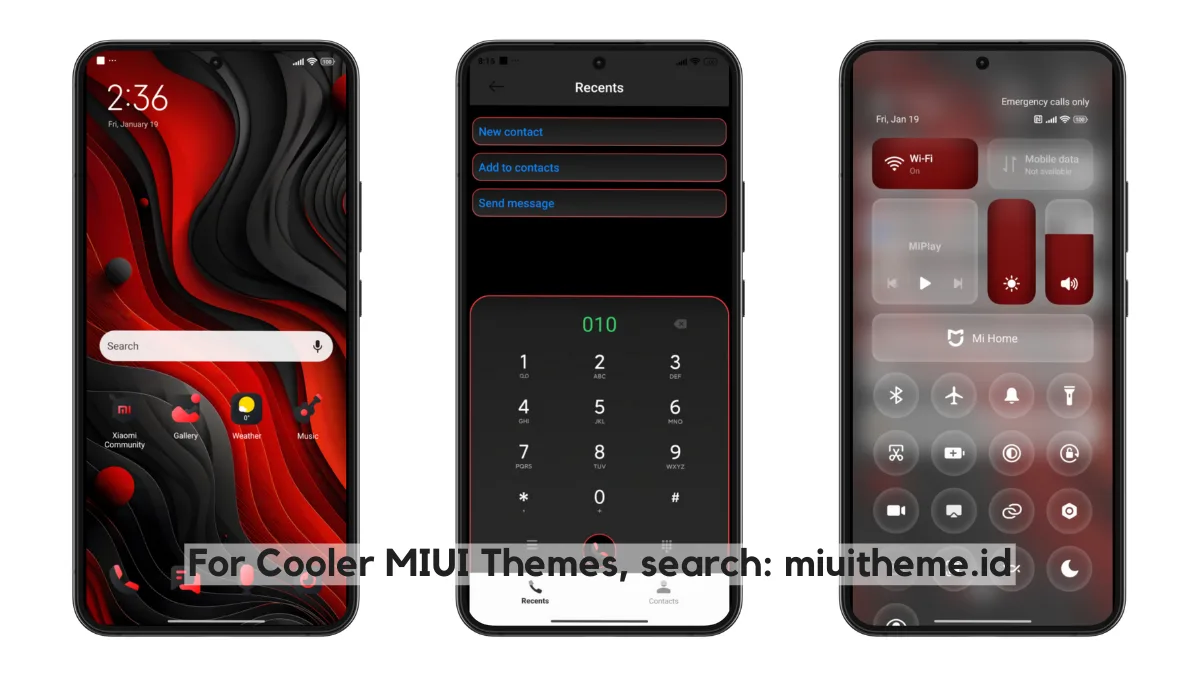 PlayRedV15 MIUI Theme